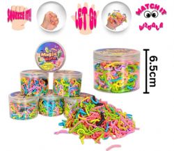 MAGIC WORM - VERS MAGIQUES SENSORIELS ARC-EN-CIEL EN POT